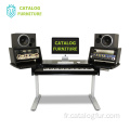 Support d&#39;instrument de musique en bois support de clavier bureau de moniteur pour studio audio